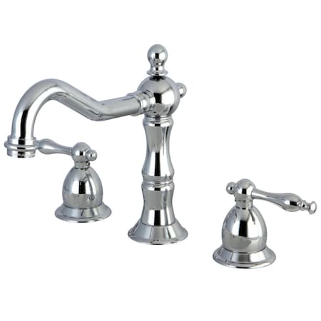 Kingston Brass KS1971NL 8" Widespread Bathroom Faucet, Polished Chrome KS1971NL